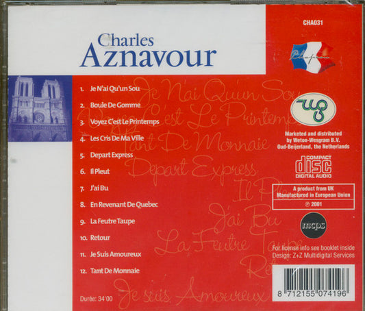 Roche Et Aznavour : Charles Aznavour & Pierre Roche (CD, Album, RE)