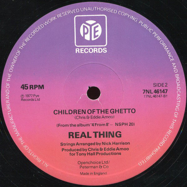 The Real Thing : Can You Feel The Force? (12", Ltd)