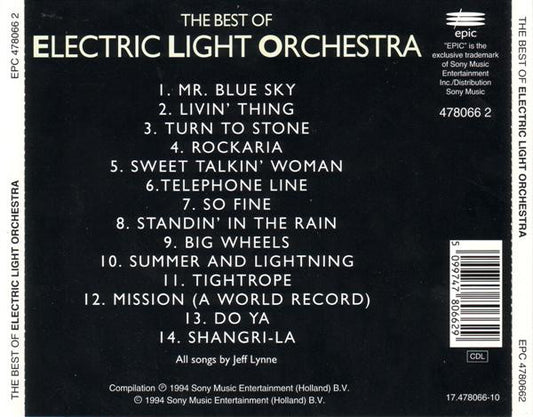 Electric Light Orchestra : The Best Of (CD, Comp)