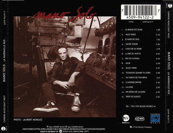 Mano Solo : La Marmaille Nue (CD, Album)