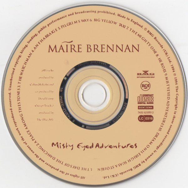 Maire Brennan : Misty Eyed Adventures (CD, Album)