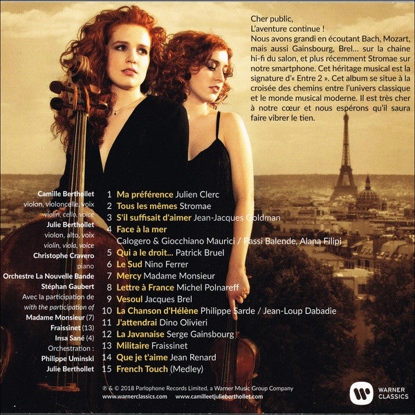 Camille & Julie Berthollet : Entre 2 (CD, Album)