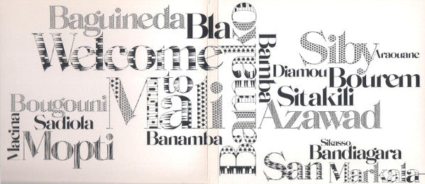 Amadou & Mariam : Welcome To Mali (CD, Album, Dig)