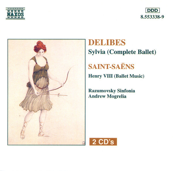 Léo Delibes, Camille Saint-Saëns, Razumovsky Sinfonia, Andrew Mogrelia : Sylvia (Complete Ballet) (2xCD, Album)