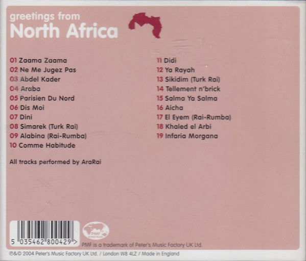AraRai : Greetings From North Africa (CD)