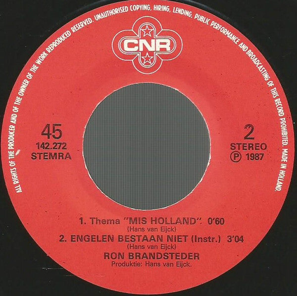Ron Brandsteder : Engelen Bestaan Niet (7", Single)