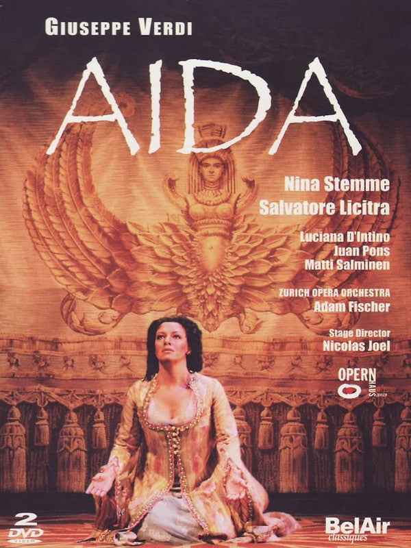 Giuseppe Verdi, Nina Stemme, Salvatore Licitra, Luciana D'Intino, Juan Pons, Matti Salminen (2), Zurich Opera Orchestra, Adam Fischer (2), Nicolas Joel : Aida (DVD-V, Multichannel, NTSC, PCM)