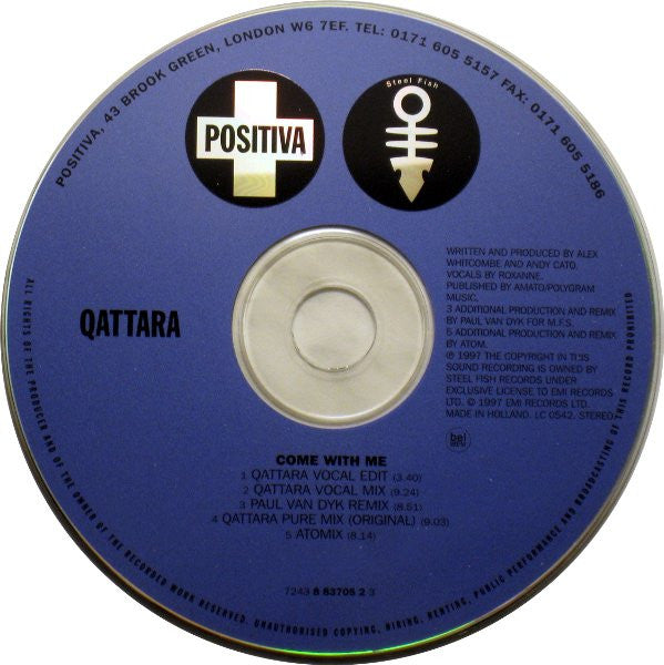Qattara : Come With Me (CD, Maxi)