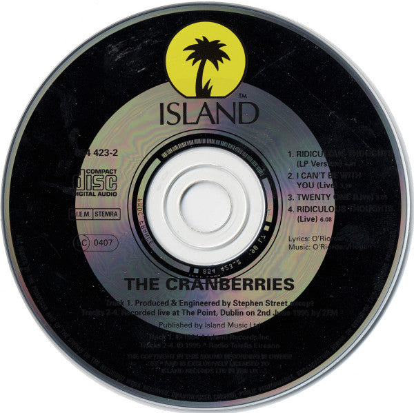 The Cranberries : Ridiculous Thoughts (CD, Single)
