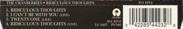 The Cranberries : Ridiculous Thoughts (CD, Single)