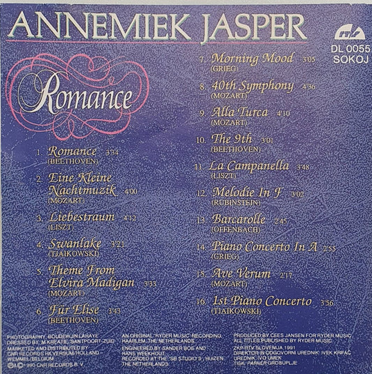 Annemiek Jasper : Romance (CD, Album)