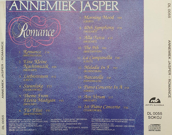 Annemiek Jasper : Romance (CD, Album)
