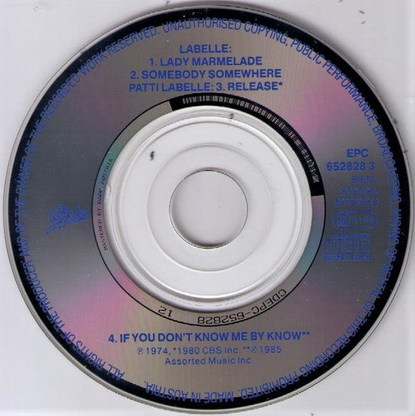 Labelle / Patti Labelle : Lady Marmalade (Voulez Vous Coucher Avec Moi?) (CD, Mini, Maxi, Car)