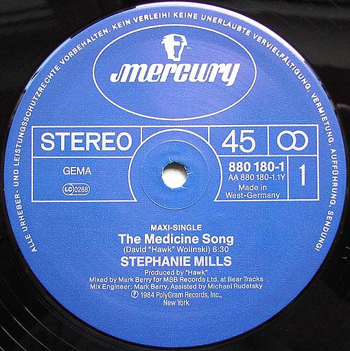 Stephanie Mills : The Medicine Song (12", Maxi)