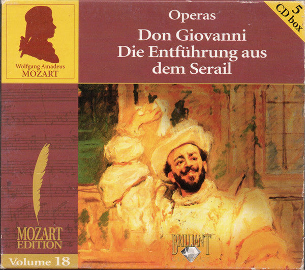Wolfgang Amadeus Mozart : Operas: Don Giovanni / Die Entführung Aus Dem Serail (3xCD, Album + 2xCD, Album + Box)
