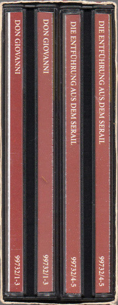 Wolfgang Amadeus Mozart : Operas: Don Giovanni / Die Entführung Aus Dem Serail (3xCD, Album + 2xCD, Album + Box)
