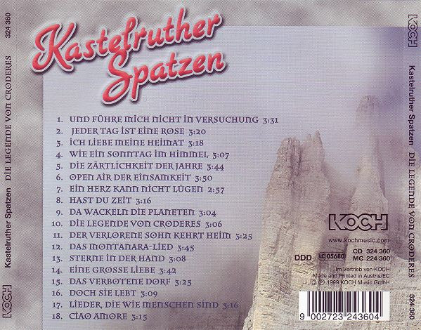 Kastelruther Spatzen : Die Legende Von Croderes (CD, Album)