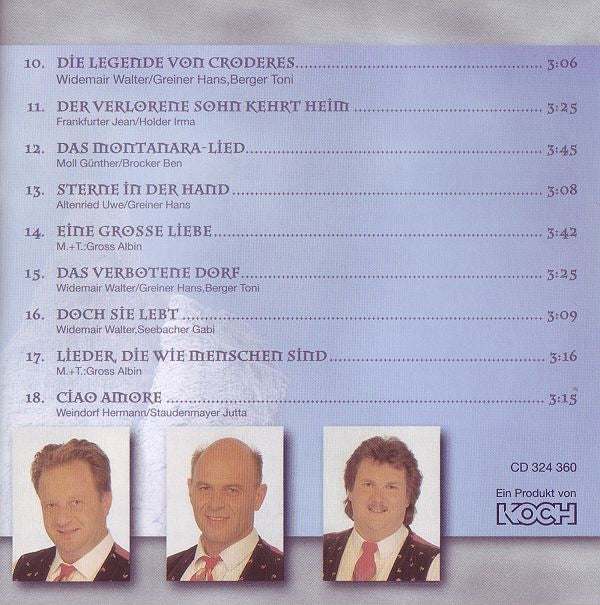 Kastelruther Spatzen : Die Legende Von Croderes (CD, Album)