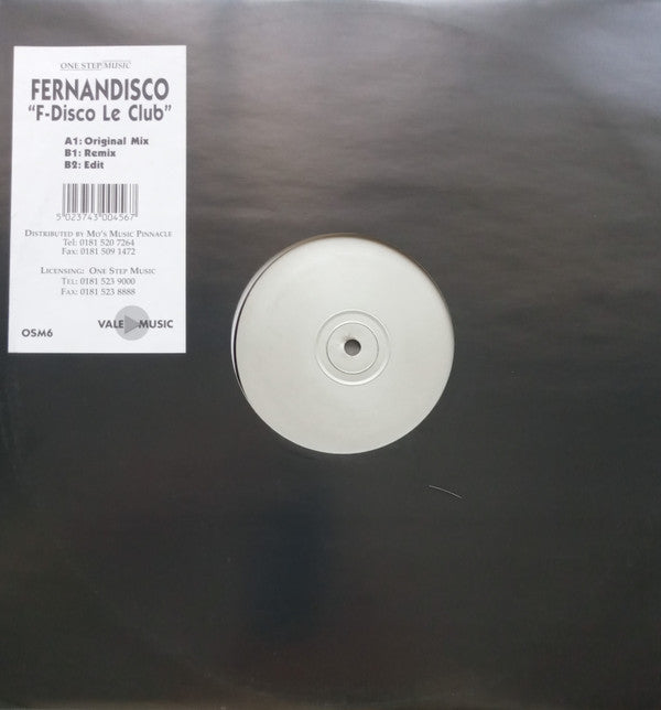Fernandisco : F-Disco Le Club (12", W/Lbl)