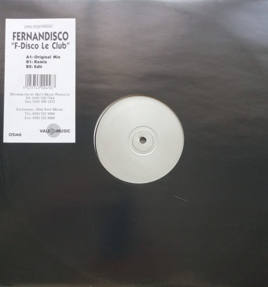 Fernandisco : F-Disco Le Club (12", W/Lbl)