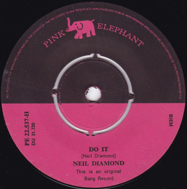 Neil Diamond : Do It / Shilo (7", Single, 4-P)