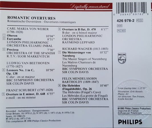 Various : Romantic Overtures (CD, Comp)