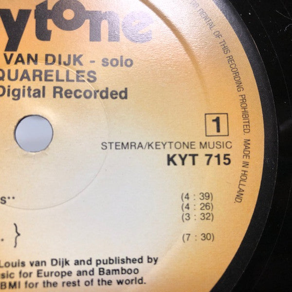 Louis van Dijk : Aquarelles (LP, Album)