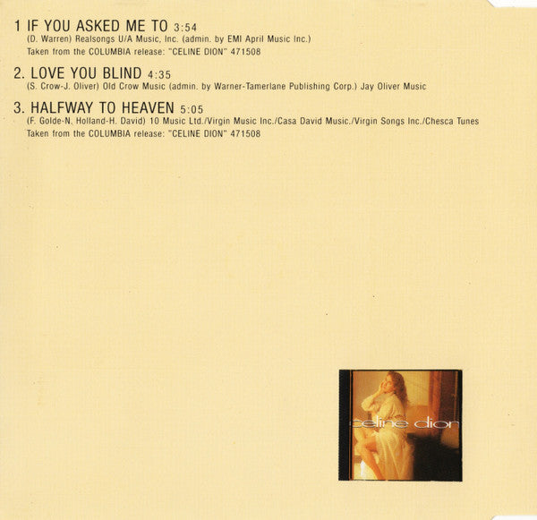 Céline Dion : If You Asked Me To (CD, Maxi)