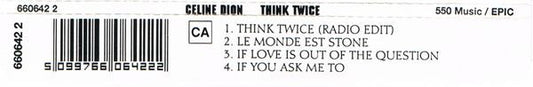 Céline Dion : Think Twice (CD, Single)
