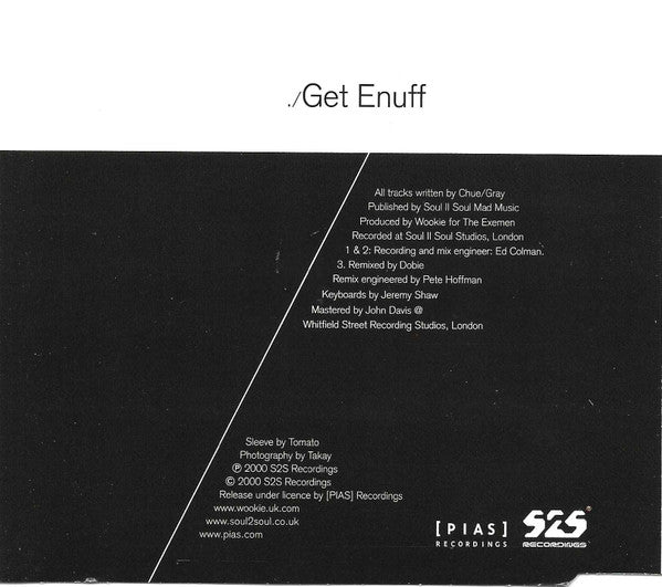 Wookie Featuring Lain : Get Enuff (CD, Maxi)