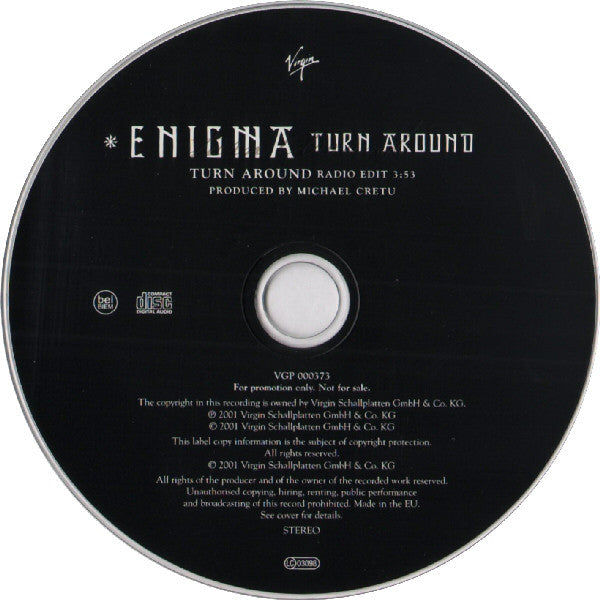 Enigma : Turn Around (CD, Single, Promo)
