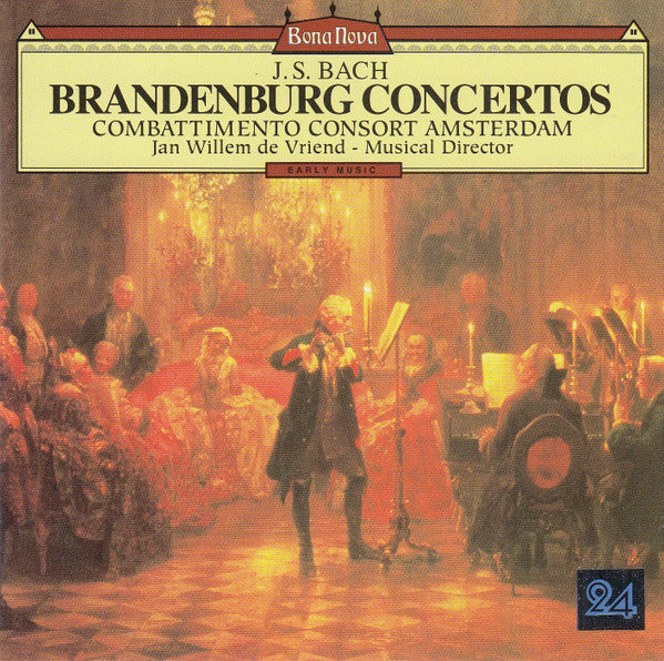 Johann Sebastian Bach, Combattimento Consort Amsterdam, Jan Willem de Vriend : Brandenburg Concertos (2xCD)