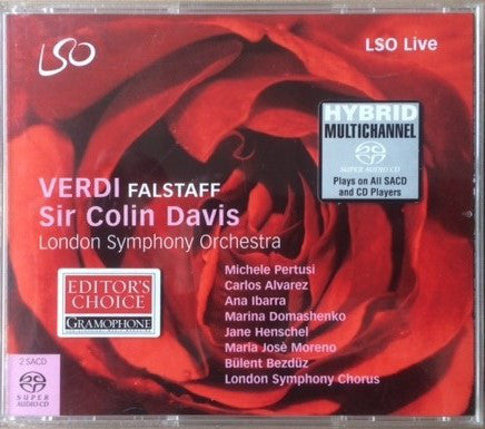 Giuseppe Verdi - Sir Colin Davis, London Symphony Orchestra, Michele Pertusi, Carlos Álvarez (2), Ana Ibarra, Marina Domashenko, Jane Henschel, María José Moreno, Bülent Bezdüz, London Symphony Chorus : Falstaff (2xSACD, Hybrid, Multichannel)
