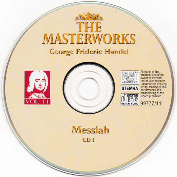 Georg Friedrich Händel : Messiah (2xCD, Album, RE)