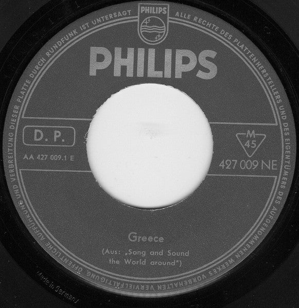 Various : Greece (7", EP, Mono)