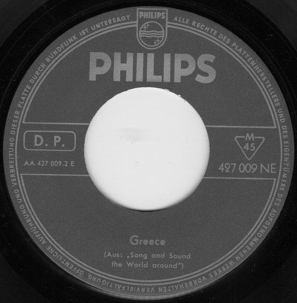 Various : Greece (7", EP, Mono)