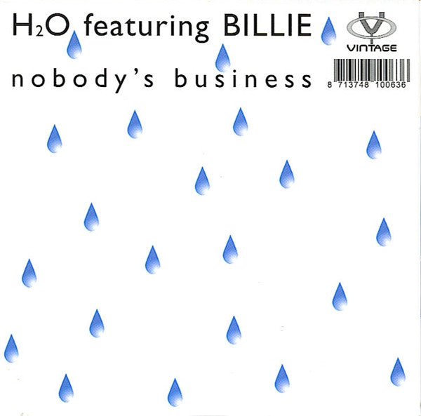 H2O featuring Billie : Nobody's Business (CD, Single)
