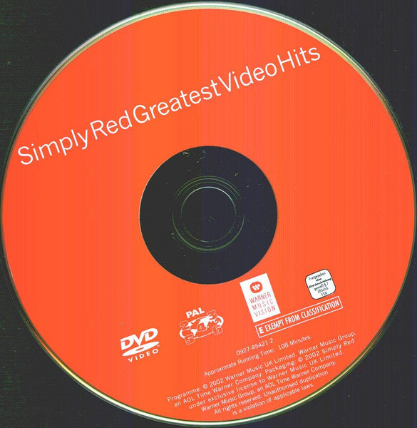 Simply Red : Greatest Video Hits (DVD-V, RE, PAL, FSK)