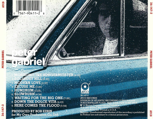 Peter Gabriel : Peter Gabriel (CD, Album, RE)