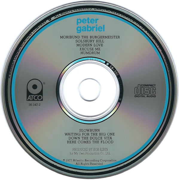 Peter Gabriel : Peter Gabriel (CD, Album, RE)