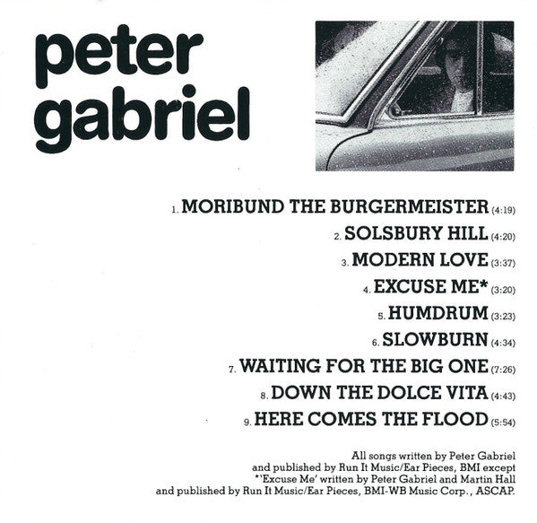 Peter Gabriel : Peter Gabriel (CD, Album, RE)