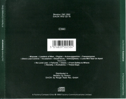 Joy Division : Substance (CD, Comp)