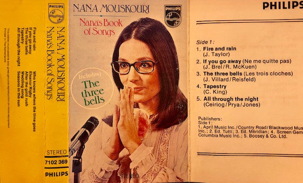 Nana Mouskouri : Nana's Book Of Songs (Cass, Album)