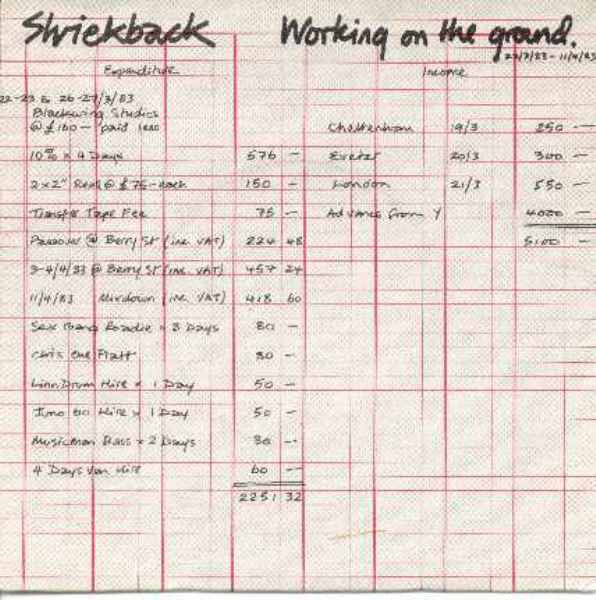 Shriekback : Working On The Ground (12")