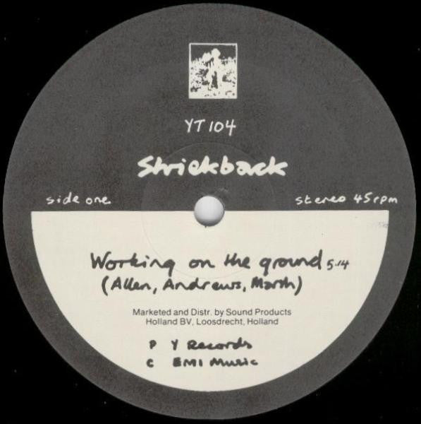 Shriekback : Working On The Ground (12")
