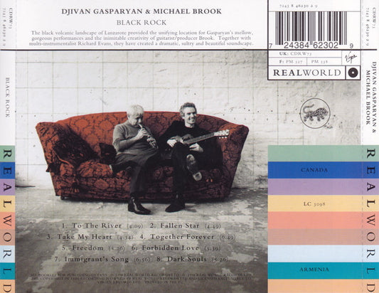 Djivan Gasparyan & Michael Brook : Black Rock (CD, Album)