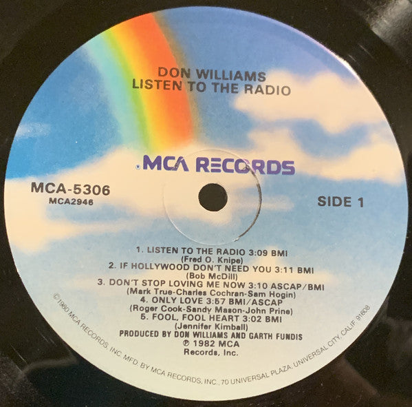 Don Williams (2) : Listen To The Radio (LP, Album, Glo)