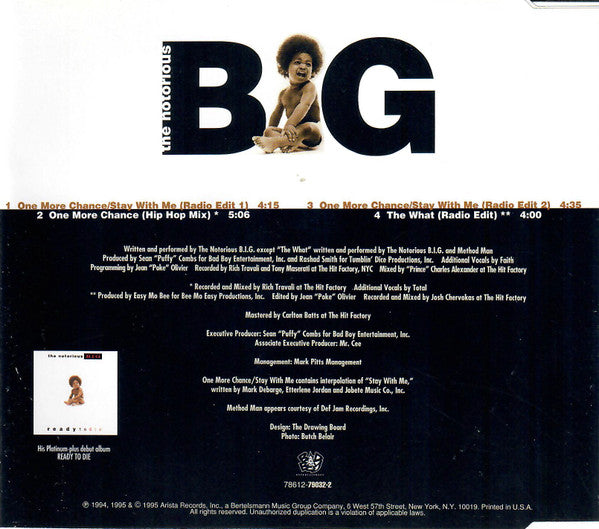 Notorious B.I.G. : One More Chance (CD, Single)
