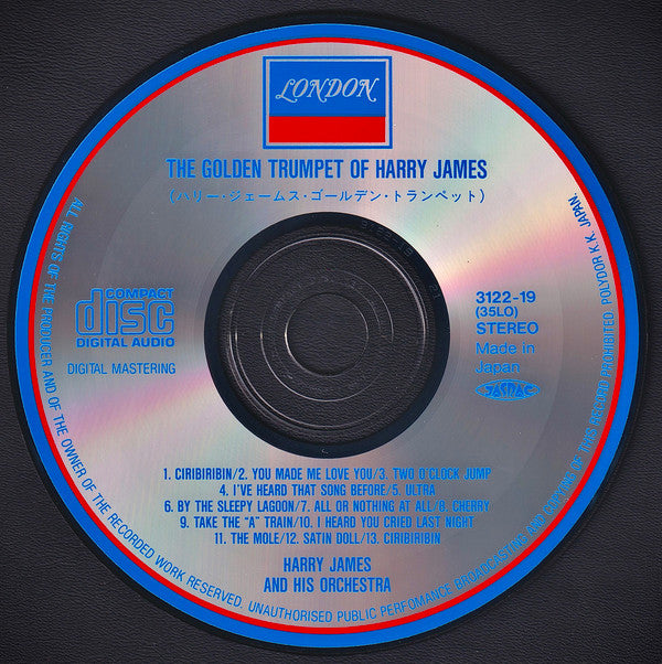 Harry James (2) : The Golden Trumpet Of Harry James (CD, Album, RE, RM)