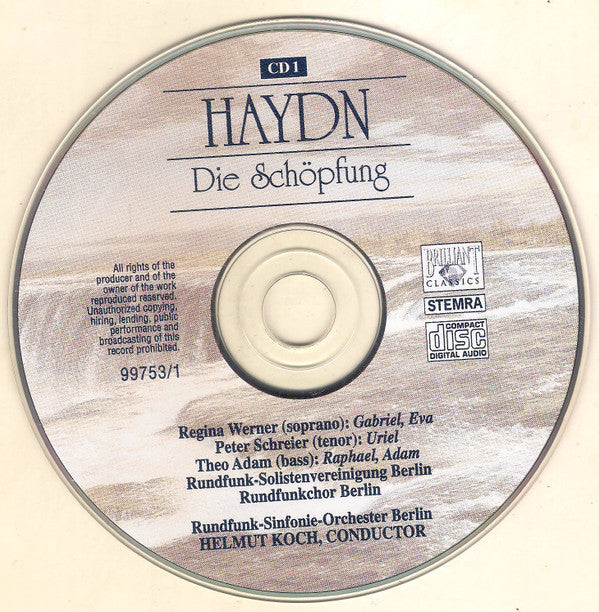Joseph Haydn : Die Schöpfung (2xCD, Album, RE, RM)